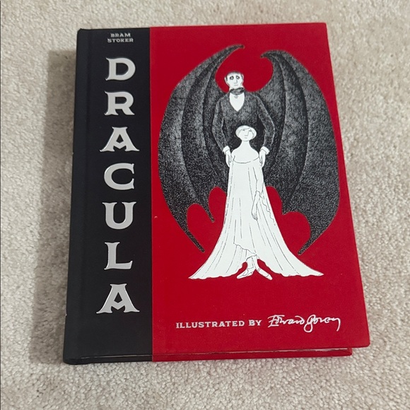 Other - Dracula Hardcover Book with Red and Black Cover